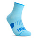 HOKA Quarter Run Hazy Blue/Soft Cobalt/Night Glw Blue 3-Pack Sock