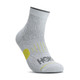 HOKA Quarter Run White/Black/Gray 3-Pack Sock