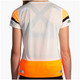 BROOKS Women's Run Visible 2.0 Ecru/Fluoro Flash/Black Short Sleeve Shirt