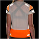 BROOKS Women's Run Visible 2.0 Ecru/Fluoro Flash/Black Short Sleeve Shirt