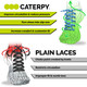 CATERPY Standard 30in Jaguar Black Shoelaces (N75-7JB)