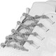 CATERPY Standard 30in Ghost Gray (Reflective) Shoelaces (PR75-7GR)