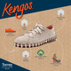 KENGOS Women's Torrey Linien Natural Cotton Lace Up Shoe