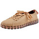 KENGOS Women's Torrey Mushroom Leather Sand Lace Up Shoe