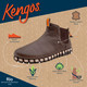 KENGOS Women's Rio Cafe Leather Chukka Boots