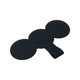 CATERPY Jaguar Black Body Phone Strap (PS-B-JB)