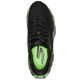 SKECHERS Men's SKX Aero Burst Glow in the Dark Black/Green Running Shoes