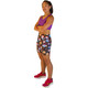 CHICKNLEGS Women's Sugar Skulls 7in PWR Compression Shorts