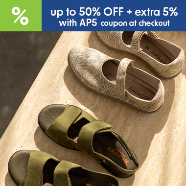 Save on ARCOPEDICO Footwear Up to 50% OFF + Extra 5% OFF  With code AP5 at checkout