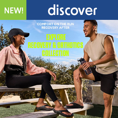 Comfort On the Run. Recovery After — Explore Recovery & Orthotics Collection