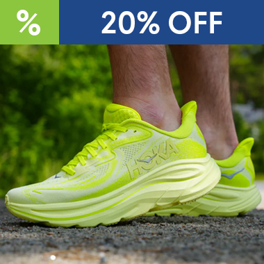 HOKA Men's Clifton 10 Neon Hoka Citrus/Sunlight Running Shoes  - 20% OFF