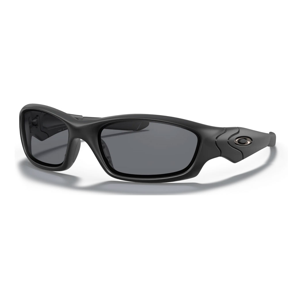 OAKLEY SI Straight Jacket Black/Gray Sunglasses (11-013) - Free