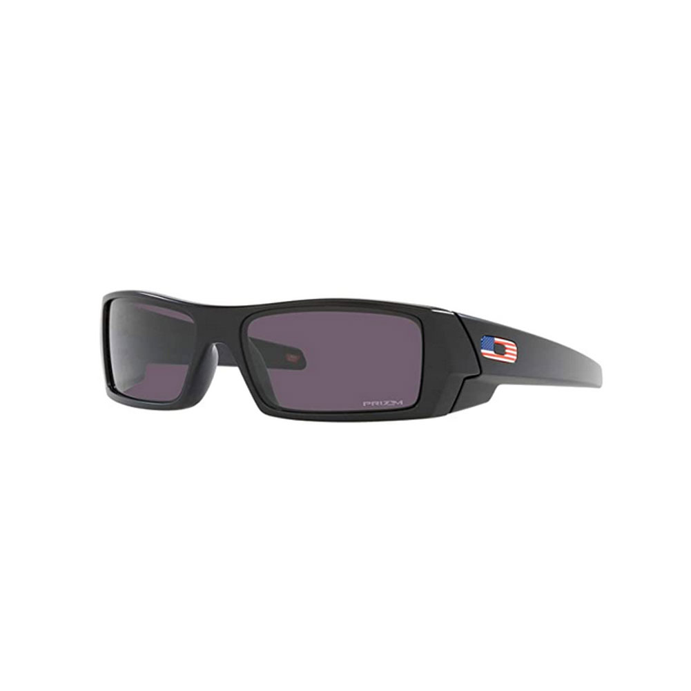 OAKLEY Gascan Matte Black US Flag/Prizm Grey Lens Sunglasses