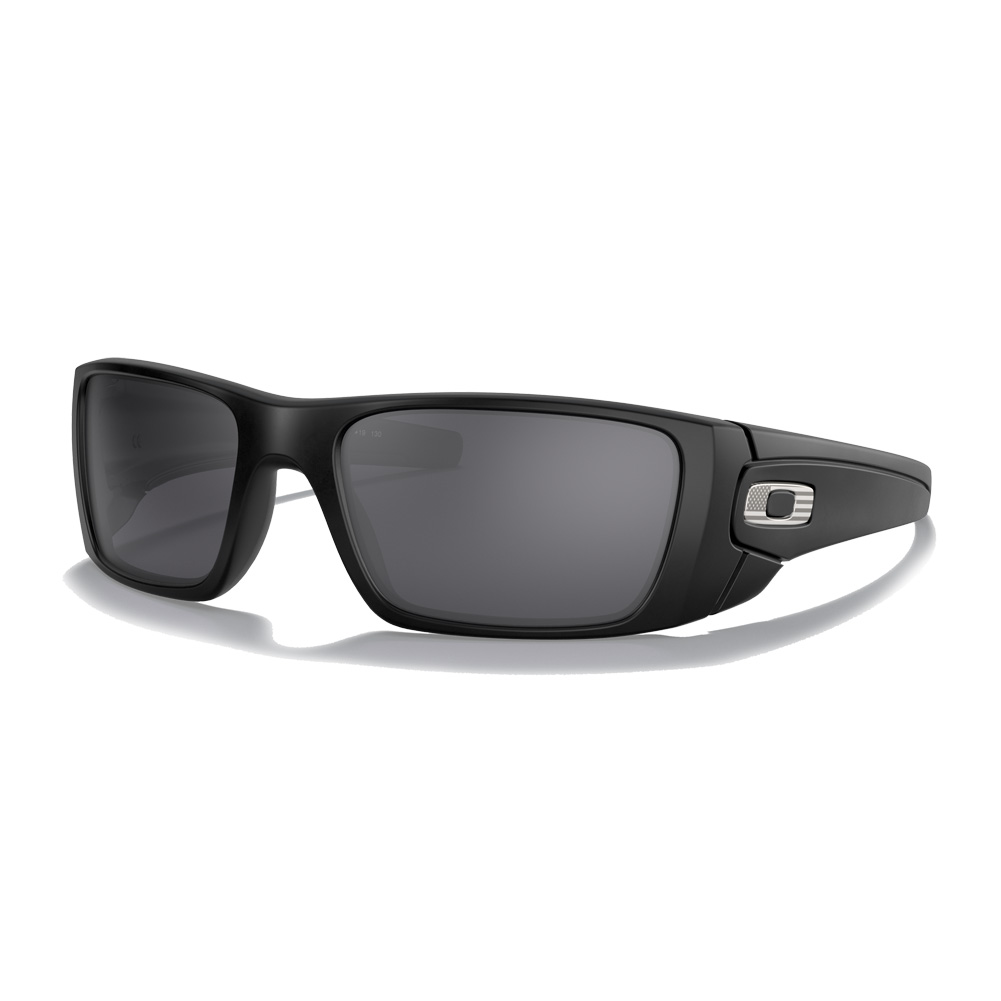 OAKLEY SI Fuel Cell Matte Black Steel Flag /Black Iridium Lens