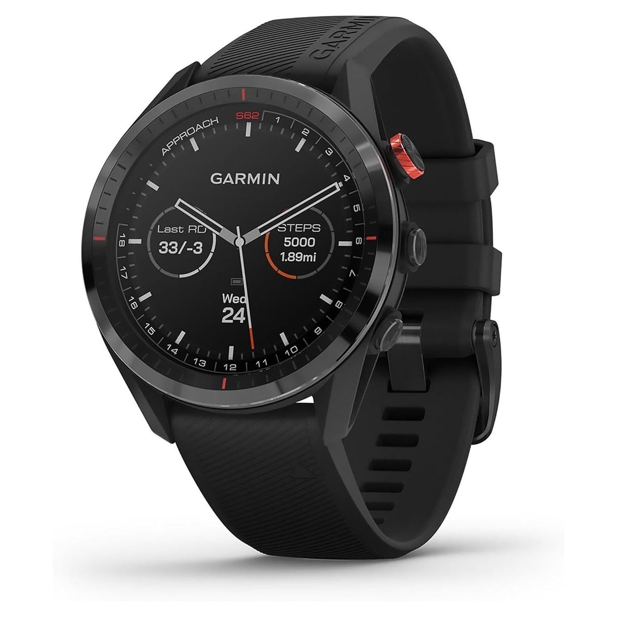 ラウンド用品・アクセサリー GARMIN Approach S62 Black GARMIN Approach S62 Black Premium Golf GPS Watch (010-02200
