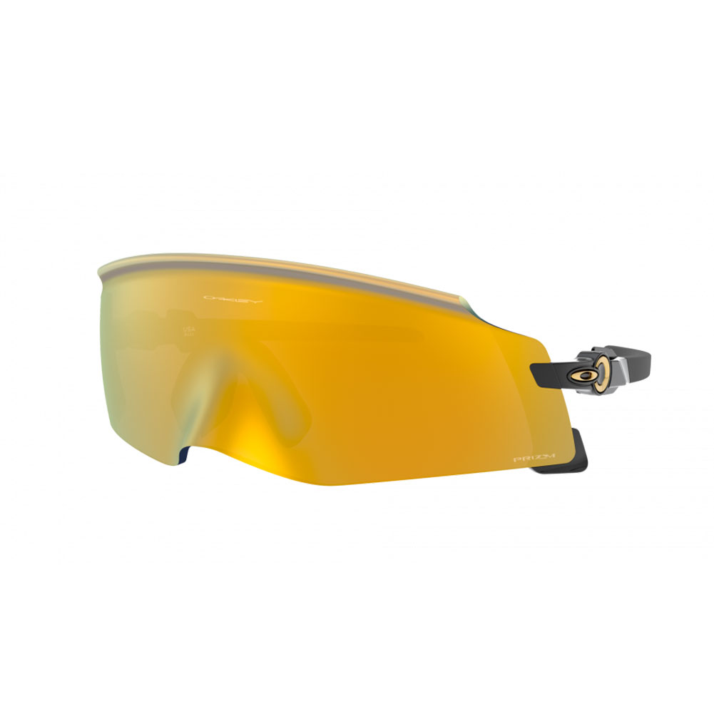 OAKLEY Kato Polished Black Sunglasses with Prizm 24K Lens
