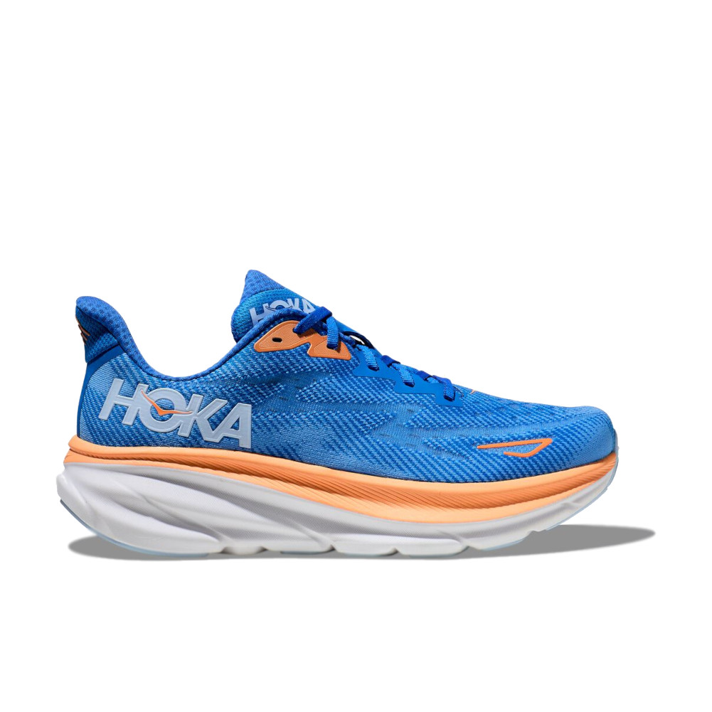 HOKA Men's Clifton 9 Coastal Sky/All Aboard Running Shoes - Free