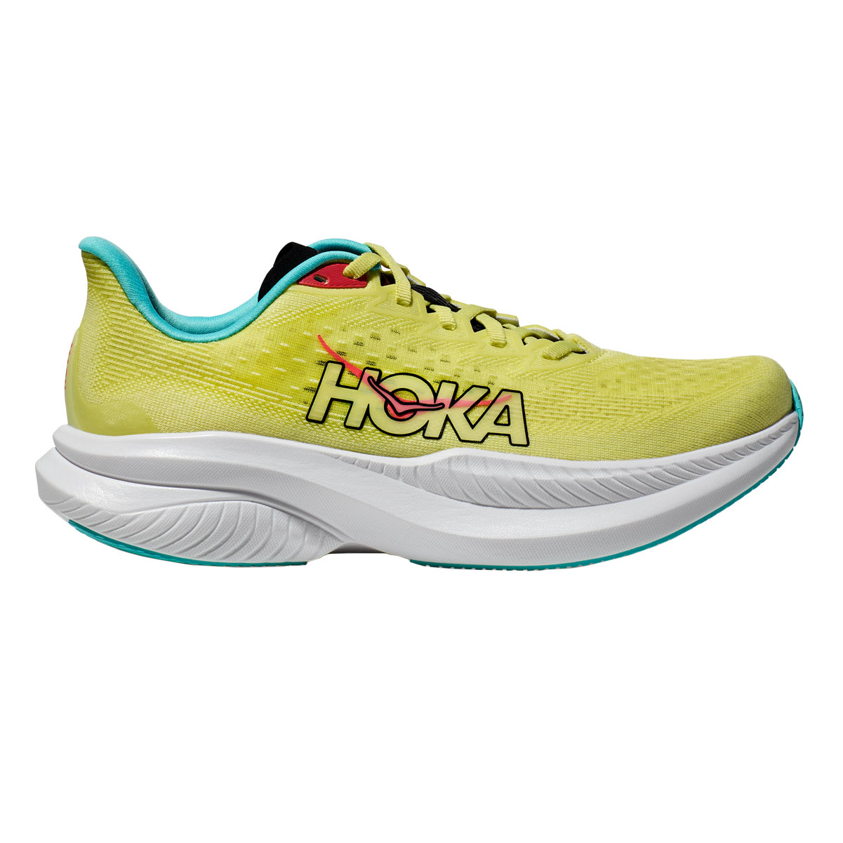HOKA Women's Mach 6 Yuzu/Cielo Blue Running Shoes - Free