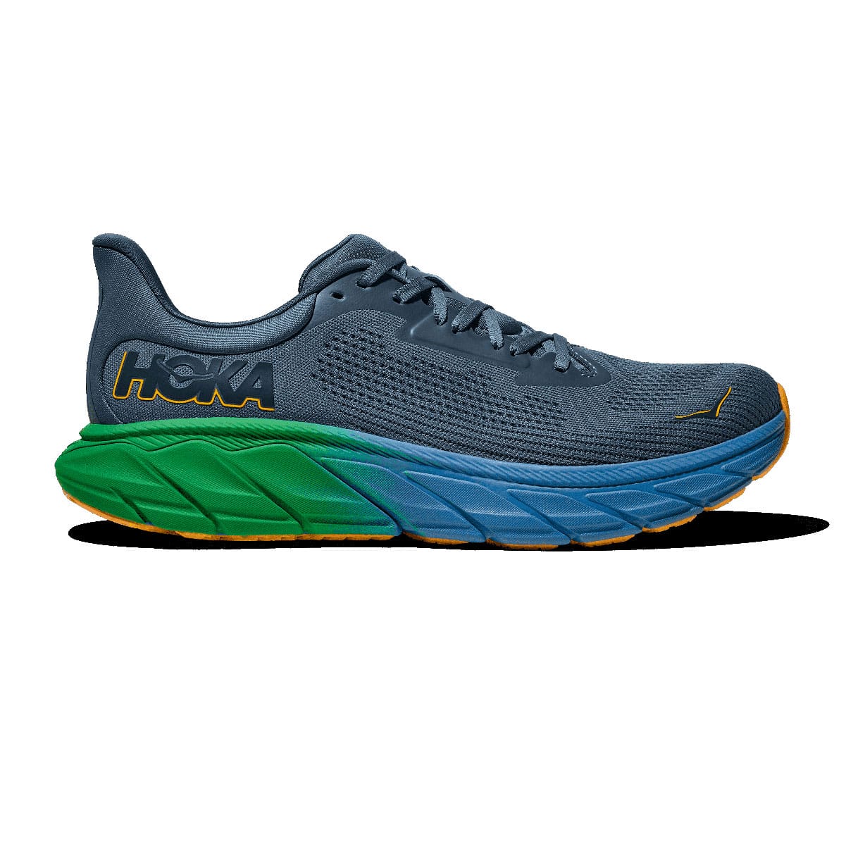 その他 ARABIA Runo HOKA Men's Arahi 7 Wide Thunder Cloud/Stormy Skies Running