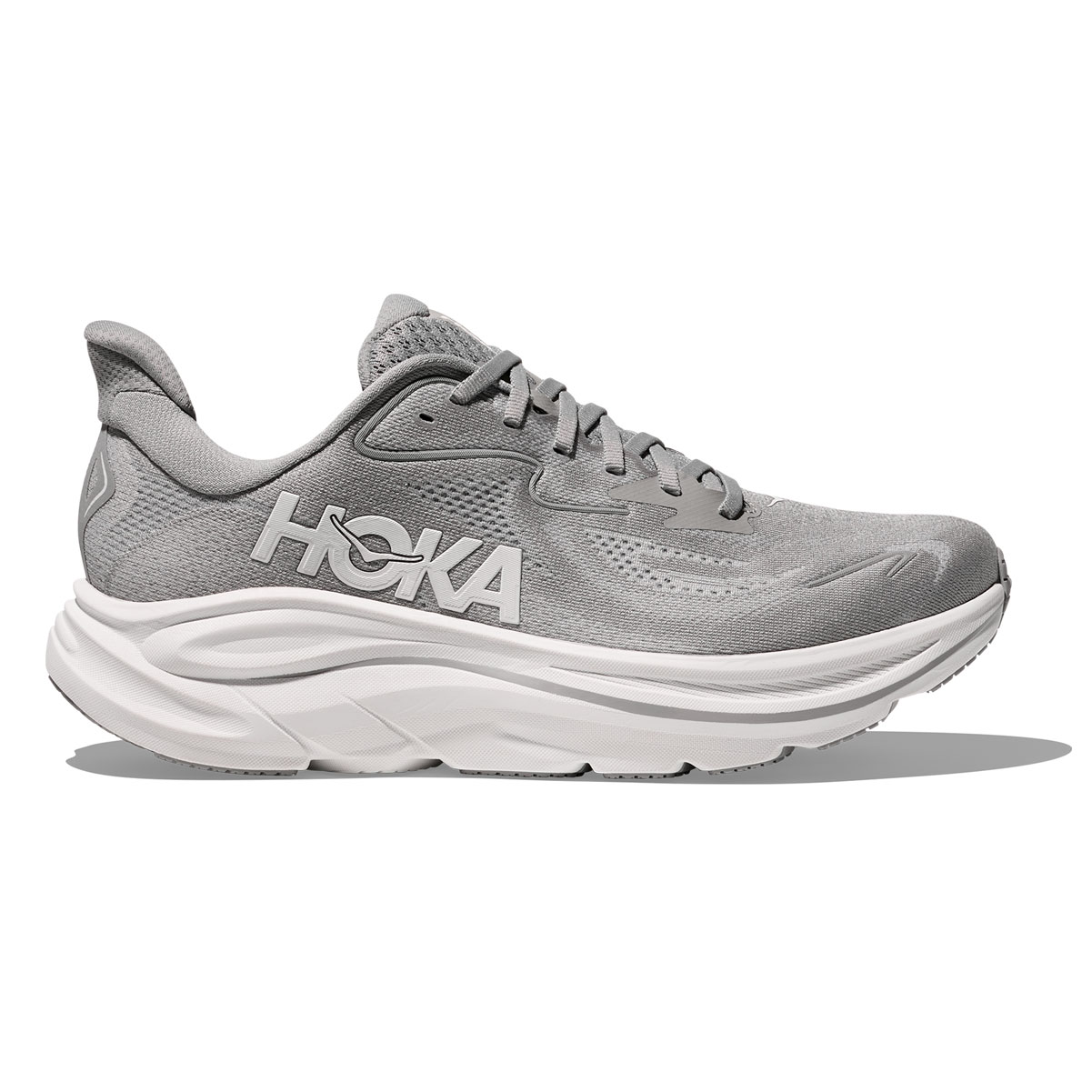 スニーカー Hoka Men's Clifton 10 Wide Stellar Gray 1162032-STLLR HOKA Men's Clifton 10 Wide Stellar Grey/Stardust Running