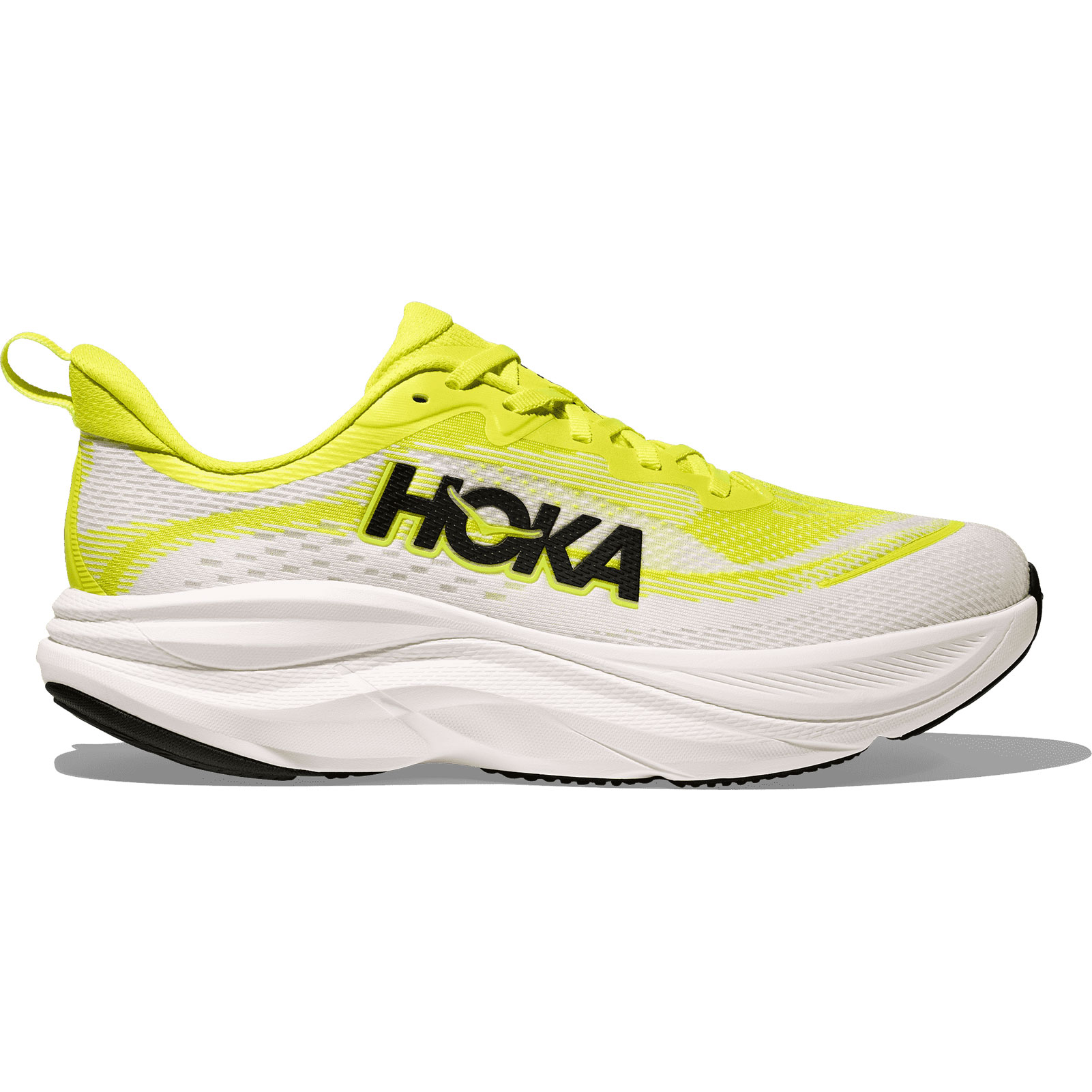HOKA Men's Skyflow Neon Hoka Citrus/Neon White Shoes - Free Shipping