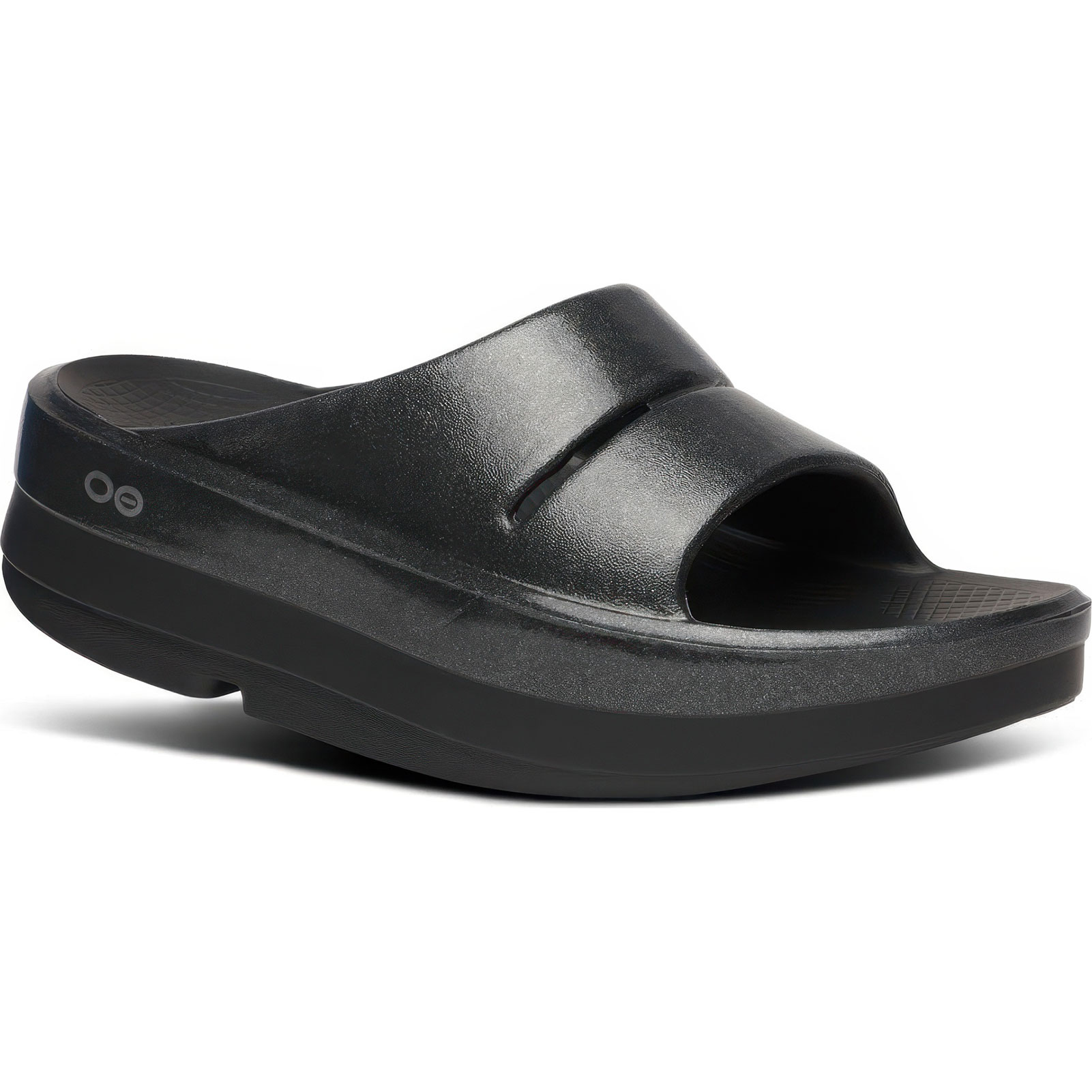 (正規品) 新品　OOFOS OOmega OOahh black 22cm OOFOS Women's OOmega OOahh Luxe Slide - Free Shipping