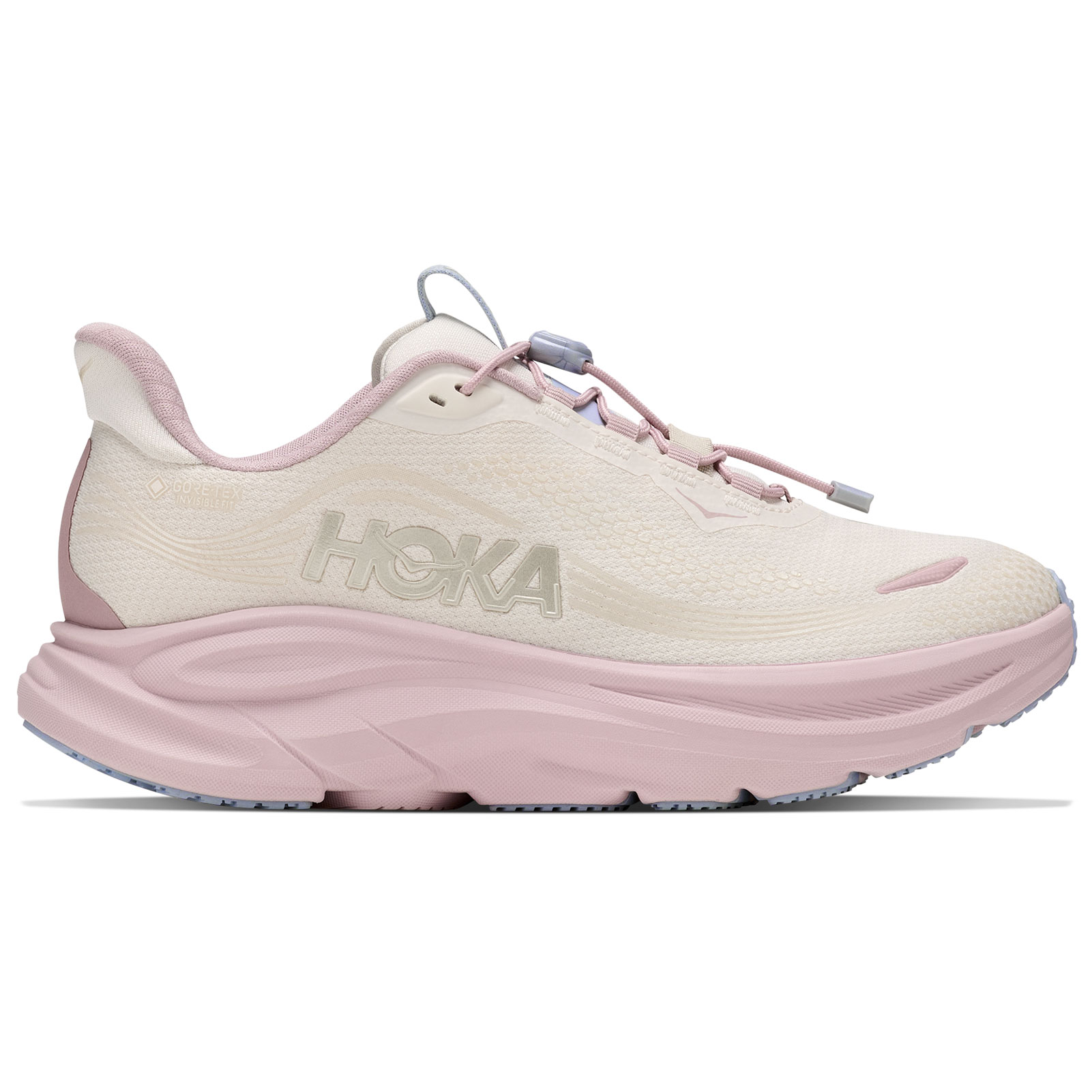 HOKA Women's Clifton 11 GTX Glimmers Alabaster/Pink Opal Running