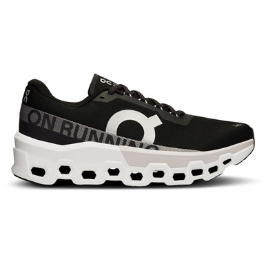 On Cloudmonster2 Black Women'S 25.5センチ ON FOOTWEAR Women's Cloudmonster 2 Black/Frost Running Shoes