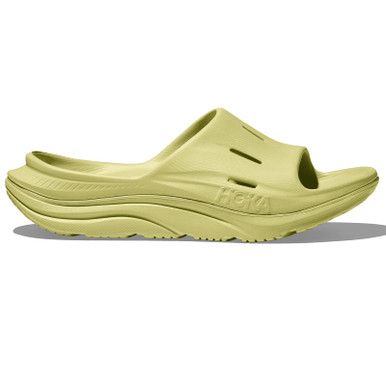 HOKA Unisex Ora Recovery Slide 3 Honeydew/Honeydew Sandals - Free