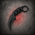 Black 3Cr12 ABS Fixed Karambit T222002BK with black curved blade and synthetic handle shown without sheath