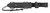 Falcon Red 440 Black ABS Hunting Knife KC841RD showing the hard shell carrying sheath