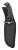 Falcon Orange and White 440 Black ABS Bowie Knife KC165WO shown with protective nylon sheath