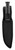 Falcon Orange and White 440 Black ABS Bayonet Knife KC165WO shown with protective nylon sheath