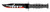 Falcon Shark 440 Black ABS Bayonet Knife with 440 stainless steel blade and compact tactical design