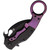 Brighten Blades Moonstruck Black Elmax Black Purple Carbon Fiber Folding Karambit shown closed