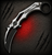 WE Knife Cryonix Nested Stonewash Satin Bronze Satin Titanium Folding Karambit shown fully open from the clip side