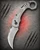 KB Knives Toucan Gray Stonewash CPM-20CV Dark Stonewash Anodized Titanium Folding Karambit