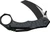 WE Knife Tayra Black Stonewash Satin Bohler M390 Black Flame Anodized Titanium Folding Karambit shown partially open
