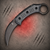 Bastinelli Creations Fury Black PVD Bohler M390 Black Canvas Micarta Fixed Karambit shown in full