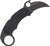 Spyderco Karahawk Black TiCN Coated VG-10 Black G10 Folding Karambit shown open on non-clip side