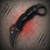Spyderco Karahawk Black TiCN Coated VG-10 Black G10 Folding Karambit shown open on clip side