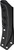 Microtech Feather Black DLC Fixed Karambit black Kydex sheath shown in full
