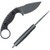 Toor Karsumba S SoCom Phantom Gray CPM-M4 Black G10 Fixed Karambit shown with the blade facing up and the underside visible in the same image