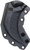 Black Kydex belt sheath for the Halfbreed Blades Close Quarters Fixed Karambit shown by itself