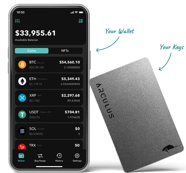crypto cold wallet for iphone