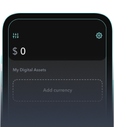 Arculus App showing zero funds added