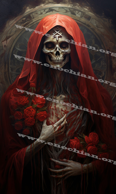 Santa Muerte art print 50