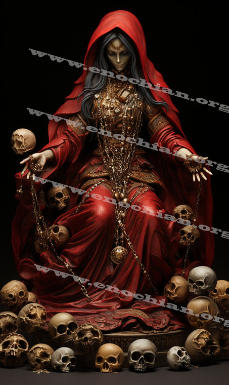 Santa Muerte art print 70