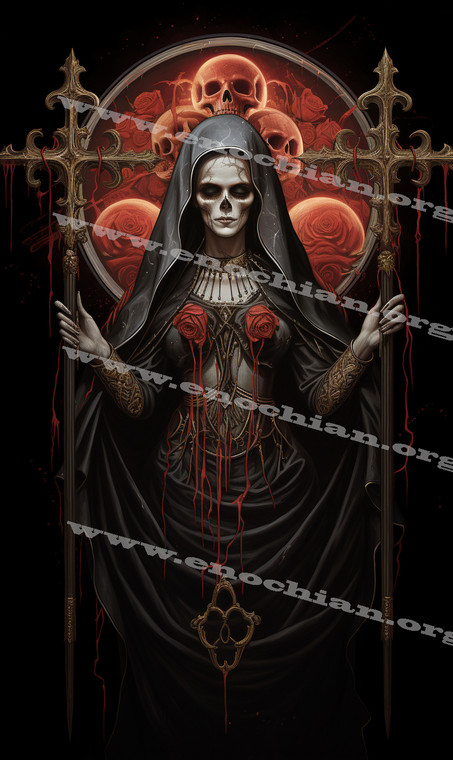 Santa Muerte art print 80