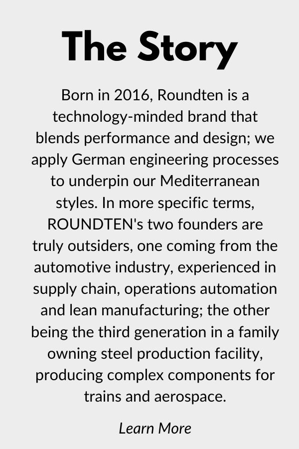 Roundten is a technology-mine brand that blends performance and design. Mediterranean styles